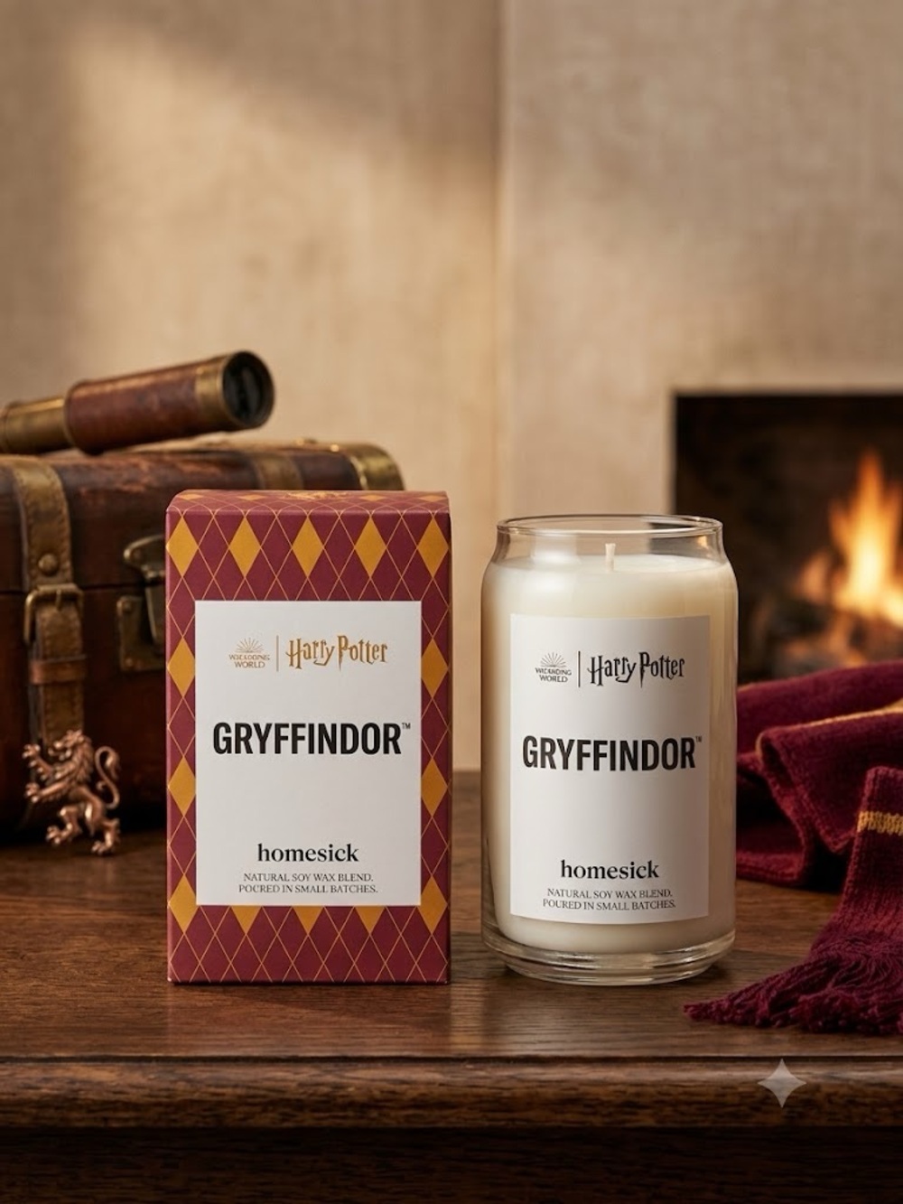 Harry Potter Gryffindor Homesick Scented Candle